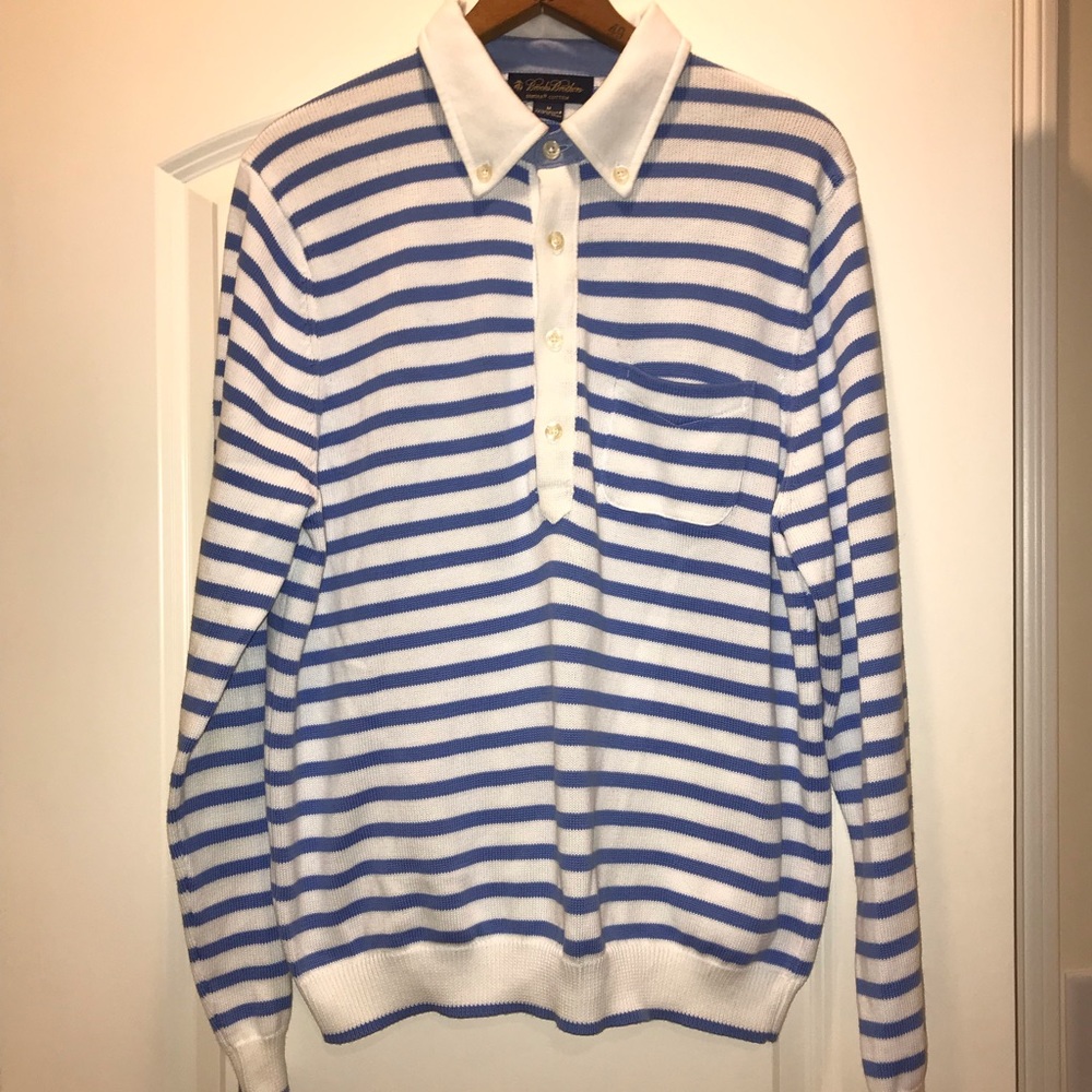 Brooks Brothers button pullover
